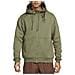 Felpa Da Uomo Con Cappuccio E Full Zip Essentials Verde Taglia M Cod Da9810-222 - Foto miniatura 1