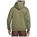 Felpa Da Uomo Con Cappuccio E Full Zip Essentials Verde Taglia M Cod Da9810-222 - Foto miniatura 2