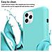 Catena Di Telefoni Cellulari Compatibile Con Apple Iphone 11 Pro Max In Liquid Turchese - Coperchio Di Protezione In Silicone Con Cordino Regolabile In Lunghezza - Foto miniatura 3