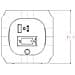 Multipresa A Cubo 4 Posti Con Usb-a E Usb-c Qc3.0 E Ricarica Wireless - Foto miniatura 2