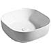 Lavabo Appoggio 43x43 Cm Bianco La55 - Foto miniatura 1