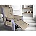 Copripoltrona Reclinabile Trapuntata Reticolo  Poltrona Relax Rigata Linea Pensieri Delicati Poltrona Blu - Foto miniatura 5