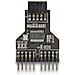 60045 Adattatore Per Inversione Del Genere Dei Cavi 9 Pin Usb 2.0 2 X 9 Pin Pin Header Nero - Foto miniatura 1