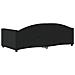 Letto Da Giorno Nero 90x190 Cm In Tessuto - Foto miniatura 4