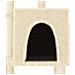 Albero Per Gatti Con Tiragraffi In Sisal Crema 97 Cm - Foto miniatura 4