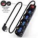 EW3855 prolunghe e multiple 1,5 m 12 presa (e) AC Interno Nero - Foto miniatura 11