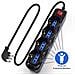 EW3855 prolunghe e multiple 1,5 m 12 presa (e) AC Interno Nero - Foto miniatura 5