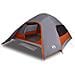 Tenda Da Campeggio A Cupola 4 Persone Grigia Impermeabile - Foto miniatura 1