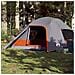 Tenda Da Campeggio A Cupola 4 Persone Grigia Impermeabile - Foto miniatura 7