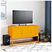 Mobile Tv Giallo Senape 100,5x39x60,5 Cm In Acciaio - Foto miniatura 9