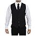 Blazer Gilet In Lana E Seta Elasticizzata Nera - It48 - M - Foto miniatura 1