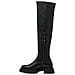 Black Casual Closed Boots Stivaletti Sintetico E Tessile Scarpe Donna Nero Eu 36, 1-25603-41 001 - Foto miniatura 3