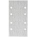 2609256126 - Set Di 10 Fogli Abrasivi Per Levigatrice Orbitale, Fissaggio Con Velcro, 93 X 185 Mm Con 8 Fori, Grana 120, Per Vernice /pittura - Foto miniatura 1