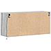 Mobile TV a Parete con Luci LED Grigio Sonoma 100x31x45 cm - Foto miniatura 7