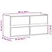 Mobile TV a Parete con Luci LED Grigio Sonoma 100x31x45 cm - Foto miniatura 10
