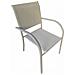 Zambla - Poltrona Impilabile In Alluminio Con Seduta E Schienale In Textilene - Foto miniatura 1