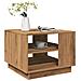 Tavolino Da Salotto Artigianale 55x55x42 Cm Legno Multistrato - Foto miniatura 1