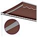 Lusso Casadino -  Tenda Sole Retrattile Manuale 400x300 Cm Marrone - Foto miniatura 6