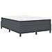 Letto Box Spring con Materasso Grigio Scuro 140x200 cm Tessuto in Velluto a Coste - Foto miniatura 3