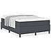 Letto Box Spring con Materasso Grigio Scuro 140x200 cm Tessuto in Velluto a Coste - Foto miniatura 4
