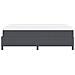 Letto Box Spring con Materasso Grigio Scuro 140x200 cm Tessuto in Velluto a Coste - Foto miniatura 8