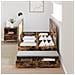 Struttura Letto con Contenitore in Rovere Affumicato 90x190 cm - Foto miniatura 4