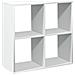 Libreria Divisorio Bianca 69,5x29x69,5 cm in Truciolato - Foto miniatura 1