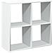 Libreria Divisorio Bianca 69,5x29x69,5 cm in Truciolato - Foto miniatura 7