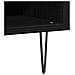 Cabinet per dischi  Nero Rovere 84,5x38x48 cm Legno ingegnerizzato - Foto miniatura 8