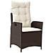 Set da Pranzo per Giardino 7 pcs Marrone polyrattan - Foto miniatura 6