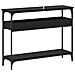 Tavolo consolle Rovere nero 100 x 29 x 75 cm Legno multistrato - Foto miniatura 6