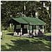 Tenda Familiare con tetto Verde e Bianco 324 x 255 x 230 cm - Foto miniatura 2