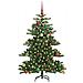 Albero di Natale Artificiale con Rami Pieghevoli Verde 150 cm - Foto miniatura 3