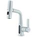 Rubinetto per lavabo da bagno, Blackswan, tipo M326, modello smart bianco, con display LCD, 3 modalità e doccia a cascata mobile, dimensioni 23 cm - Foto miniatura 1