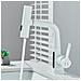 Rubinetto per lavabo da bagno, Blackswan, tipo M326, modello smart bianco, con display LCD, 3 modalità e doccia a cascata mobile, dimensioni 23 cm - Foto miniatura 4