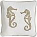 Set Di 2 Cuscini Sindora Cotone 45 X 45 Cm Bianco Trama Animale - Foto miniatura 5