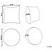Set Di 2 Cuscini Sindora Cotone 45 X 45 Cm Bianco Trama Animale - Foto miniatura 8