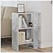 Libreria Grigio cemento 52 x 25 x 71,5 cm Legno multistrato - Foto miniatura 2