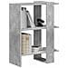 Libreria Grigio cemento 52 x 25 x 71,5 cm Legno multistrato - Foto miniatura 3