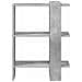 Libreria Grigio cemento 52 x 25 x 71,5 cm Legno multistrato - Foto miniatura 5