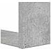 Libreria Grigio cemento 52 x 25 x 71,5 cm Legno multistrato - Foto miniatura 9