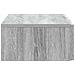 Tavolino da Parete Laterale Grigio Sonoma 87,5 x 34,5 x 17 cm - Foto miniatura 5