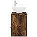Mobile Lavabo da Parete Rovere Fumo 49,5 x 35 x 63 cm - Foto miniatura 3
