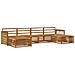 Set divani 6 pcs Legno di Acacia Massello - Foto miniatura 1