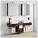 Set di Armadi da Bagno 5 pcs Rovere Fumo 50 x 14,5 x 70 cm - Foto miniatura 4