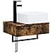 Set di Armadi da Bagno 5 pcs Rovere Fumo 50 x 14,5 x 70 cm - Foto miniatura 5