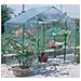 Serra da giardino per piante e fiori struttura 4 ripiani Pvc 140x72x195 cm - Foto miniatura 4