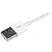 Cavo Connettore Lightning 8-pin Apple a USB di tipo Slim per iPhone / iPod / iPad da 1m - Bianco - Foto miniatura 4
