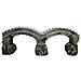Ponte Romano 14,5x6x8 Cm Decorazione Per Acquari - Foto miniatura 1