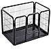 Box Per Cuccioli In Acciaio 93x63x61cm - Foto miniatura 1